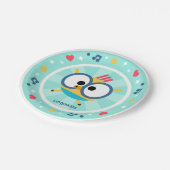 Lingokids Borden met Billy op papier Papieren Bordje (Gekanteld)