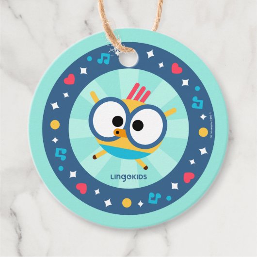 Lingokids Feest met Billy Bedankjes Labels (Voorkant)