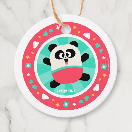 Lingokids Feest met Elliot Bedankjes Labels (Voorkant)