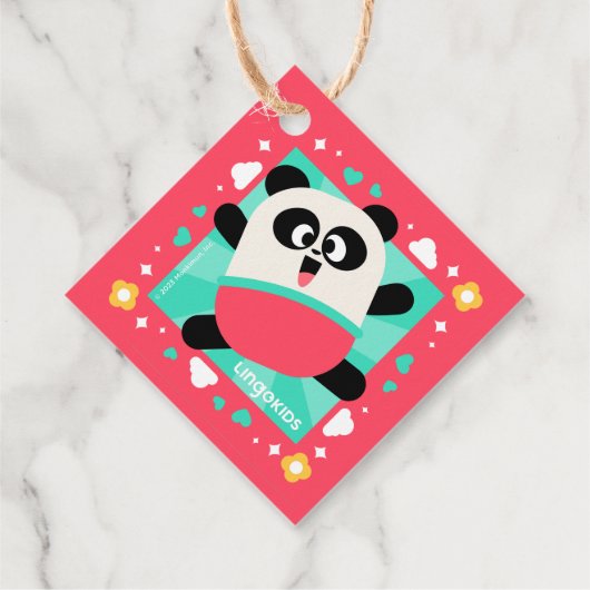 Lingokids Feest met Elliot Bedankjes Labels (Achterkant)