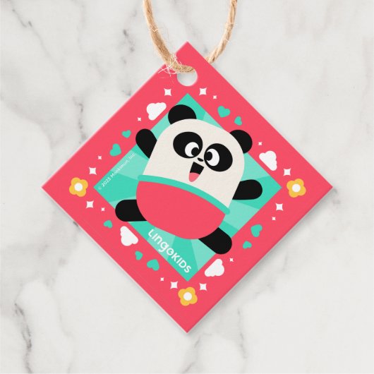 Lingokids Feest met Elliot Bedankjes Labels (Voorkant)