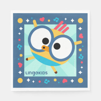 Lingokids Party Paper Napkins with Billy Servet