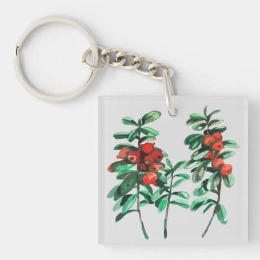 Lingonberry Sleutelhanger (voorkant)
