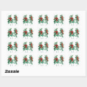 Lingonberry Vierkante Sticker (Vel)