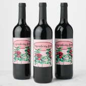 Lingonberry Wijn Etiket (Flessen)