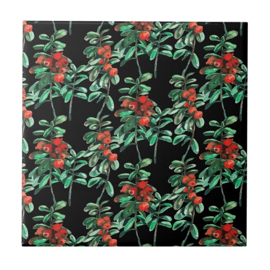 Lingonbessen Tegeltje (Voorkant)