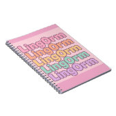 Lingorm Kawaii-bubbelletters Notitieboek (Rechterzijde)