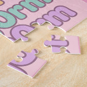 Lingorm Kawaii Bubble Letter Legpuzzel (Zijkant)