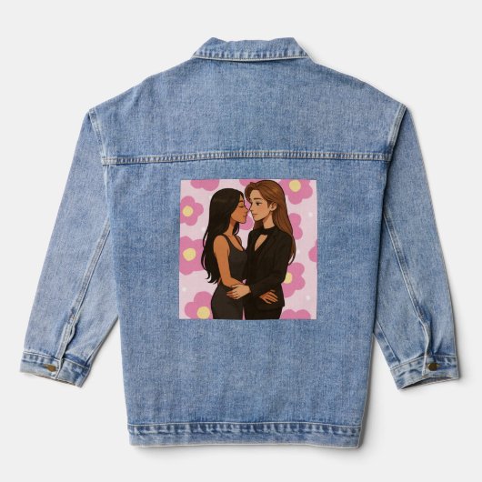 LingOrm Ling Ling Kwong & Orm Thai GL Ship Koppel Denim Jacket (Achterkant)