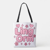 LingOrm "Only You Series"  Tote Bag (Achterkant)