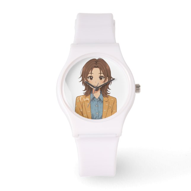 LingOrm, Orm Kornaphat Anime Illustration Horloge (Voorkant)