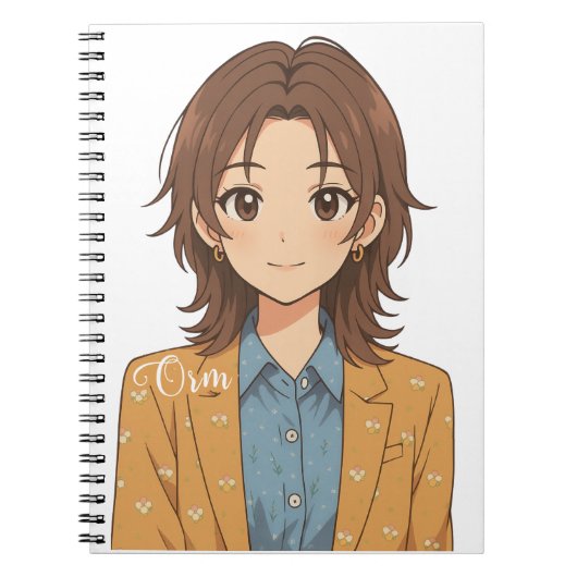 LingOrm, Orm Kornaphat Anime Illustration Notitieboek (Voorkant)