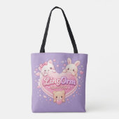 LingOrm Sinds 2024 Kawaii Bubbel Letters – Thai GL Tote Bag (Achterkant)
