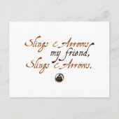 Lings en pijlen briefkaart (Voorkant)