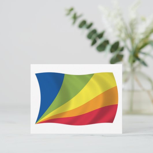 Lingua Franca Nova Flag Briefkaart (Staand voorkant)