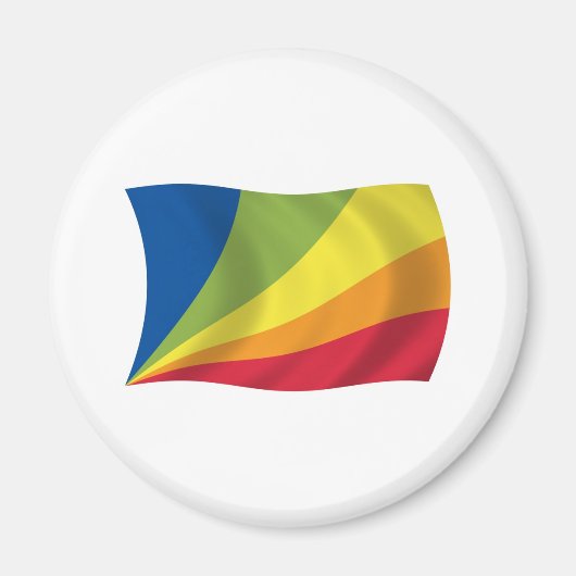 Lingua Franca Nova Flag Magnet (Voorkant)