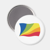 Lingua Franca Nova Flag Magnet (Voorkant / Achterkant)