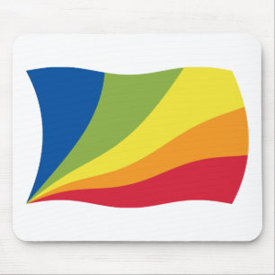 Lingua Franca Nova Flag Mousepad Muismat