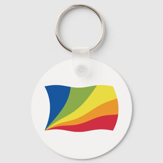 Lingua Franca Nova Sleutelhanger Vlag (Voorkant)