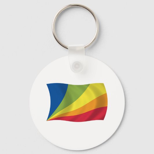 Lingua Franca Nova Sleutelhanger Vlag (Voorkant)