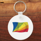 Lingua Franca Nova Sleutelhanger Vlag (Voorkant)