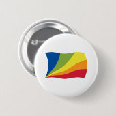 Lingua Franca Nova Vlag Knop Ronde Button 5,7 Cm (Voorkant /achterkant)