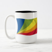 Lingua Franca Nova Vlagmok Tweekleurige Koffiemok (Links)