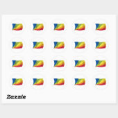 Lingua Franca Nova Vlagsticker Ronde Sticker (Vel)