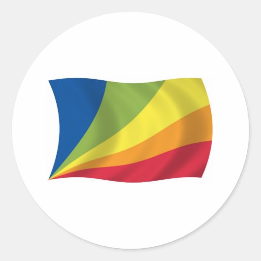 Lingua Franca Nova Vlagsticker Ronde Sticker (Voorkant)