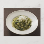 Linguïn met pesto en Parmesan Briefkaart (Voorkant)