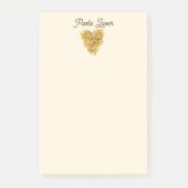 Linguine Heart Pasta Lover Custom Text Post-it® Notes (Voorkant)