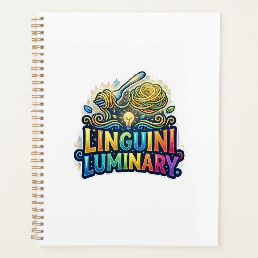 Linguini Luminary T-shirt Planner (Voorkant)