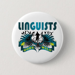 Linguïsten Gone Wild Ronde Button 5,7 Cm