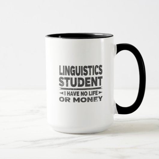Linguistics College Student No Life or Money Mok (Rechts)