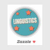 Linguïstiek Sticker (Vel)