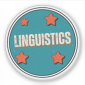 Linguïstiek Sticker (Voorkant)