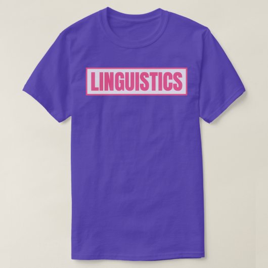 Linguïstiek T-shirt (Design voorkant)