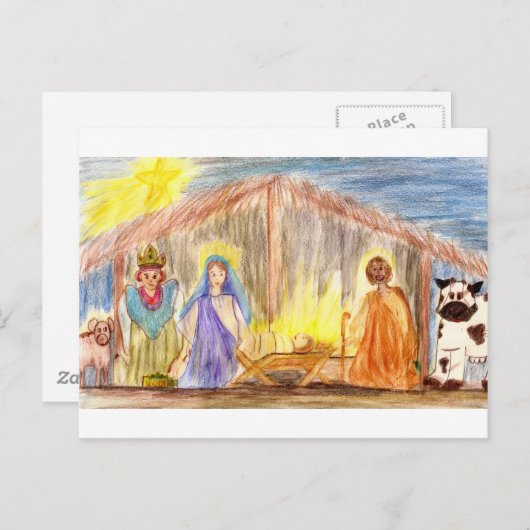 Linha de Produtos Presépio Briefkaart (Voorkant / Achterkant)