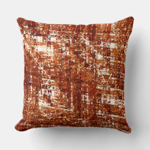 Linhas cruzadas e entalhe de quadrados enferrujado