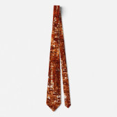 Linhas cruzadas e entalhe de quadrados enferrujado stropdas (Voorkant)