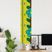 liniaal voor vrouw-groeikaart | Mijn groei Poster (Thuiskantoor)