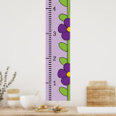 liniaal voor vrouw-groeikaart | Mijn groei Poster (Keuken)