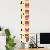 liniaal voor vrouw-groeikaart | Mijn groeigrafiek Poster (Thuiskantoor)