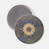  linialen horoscoop, Antiek islamitische dierenrie Magneet (Voorkant / Achterkant)