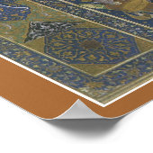 linialen horoscoop, Antiek islamitische dierenrie Poster (Hoek)