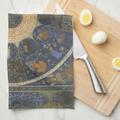  linialen horoscoop, Antiek islamitische dierenrie Theedoek (Quarter Fold)