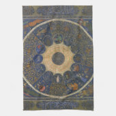  linialen horoscoop, Antiek islamitische dierenrie Theedoek (Verticaal)