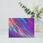 Linien in verschiedenen Neon Farben   Briefkaart (Staand voorkant)