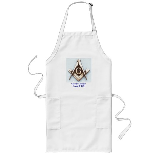 Lininger Apron Lang Schort (Voorkant)