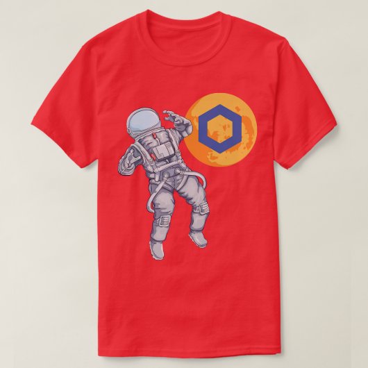 LINK Crypto Blockchain Chainlink Cryptocurrency As T-shirt (Design voorkant)